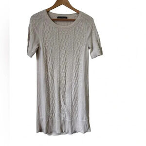 Peruvian Connection Short Sleeve Knit Dress Crew Neck Size XS